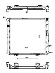 WILMINK GROUP wg1722680 -  Радиатор, охлаждение двигателя